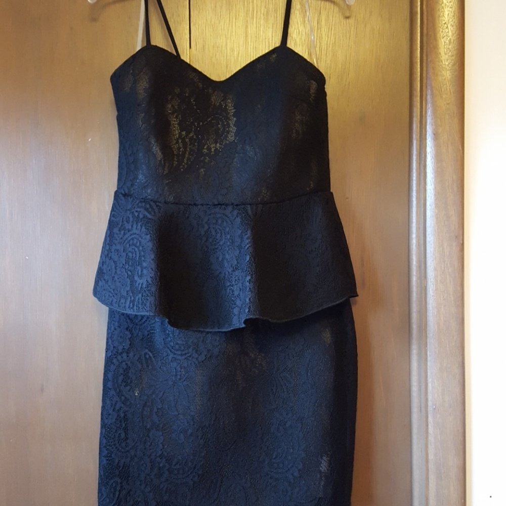 Fancy Peplum lace dress NWOT
